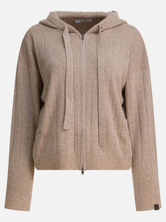Zipped sweaters Solid colour  Beige - Max Mara Pure Women | PLP | VIETTI Online Store 
