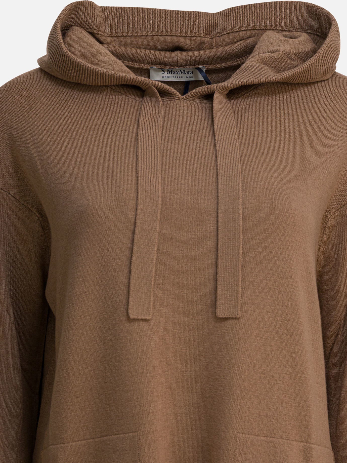 Felpe con cappuccio Solid colour  Marrone - Max Mara S Donna | PDP | VIETTI Online Store | thumbnail_3