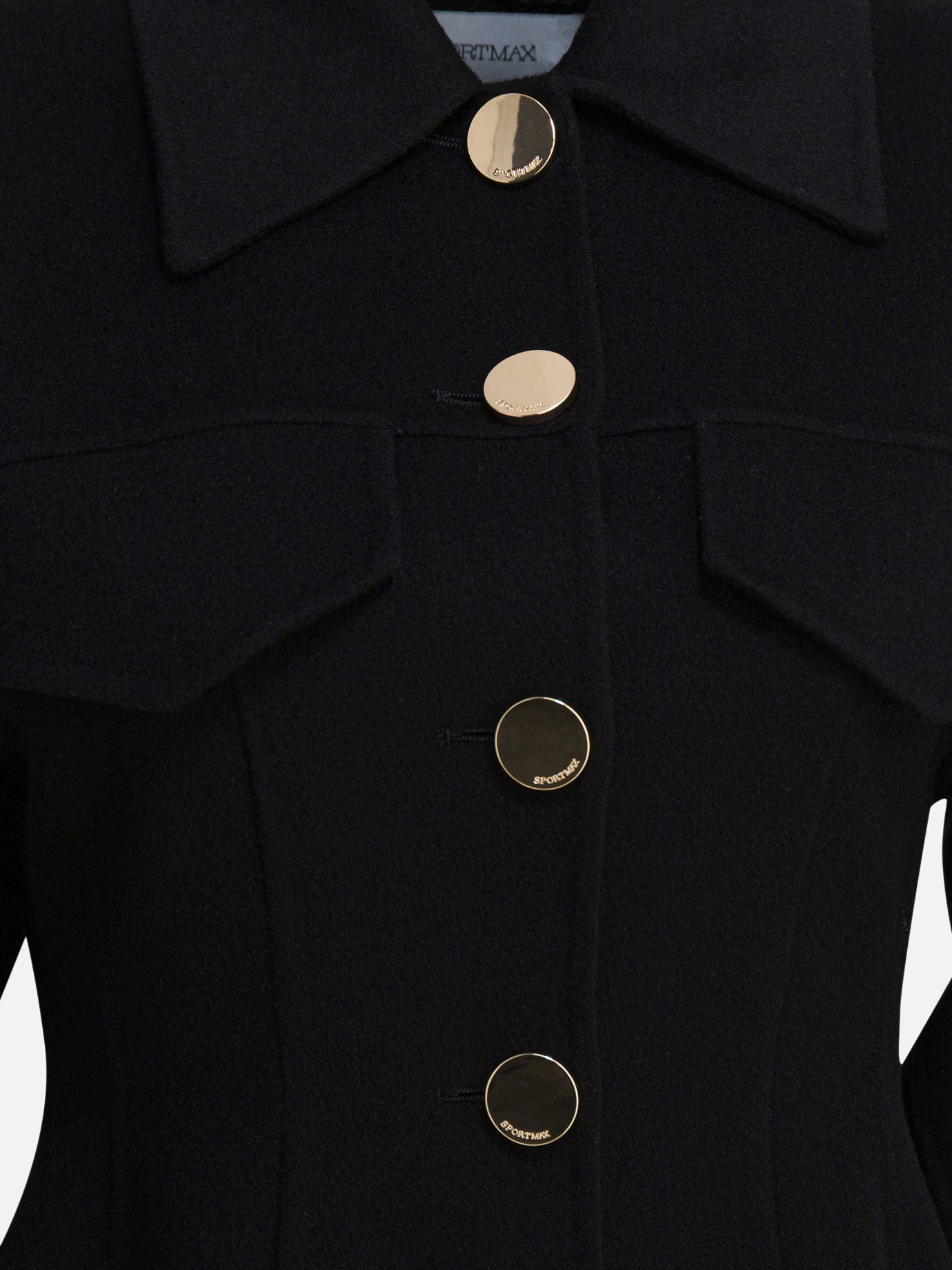 Cappotti corti Solid colour  Nero - Max Mara Sportmax Donna | PDP | VIETTI Online Store | Zoom-Modal_3
