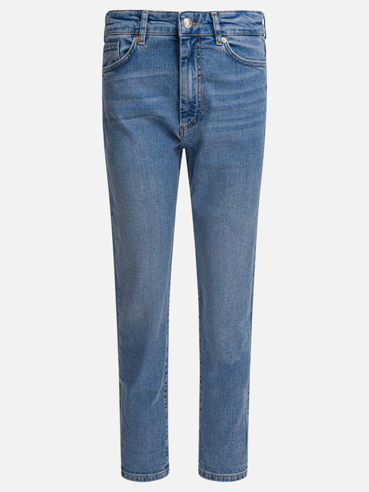 Jeans a gamba dritta Solid colour  Blu - Max Mara Sportmax Donna | PDP | VIETTI Online Store 
