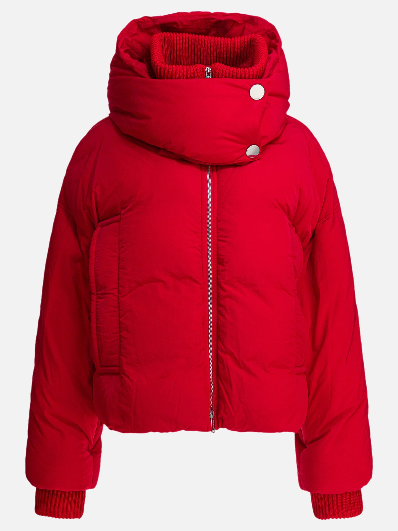 Down jackets Solid colour  Red - Max Mara Sportmax Women | PDP | VIETTI Online Store | thumbnail