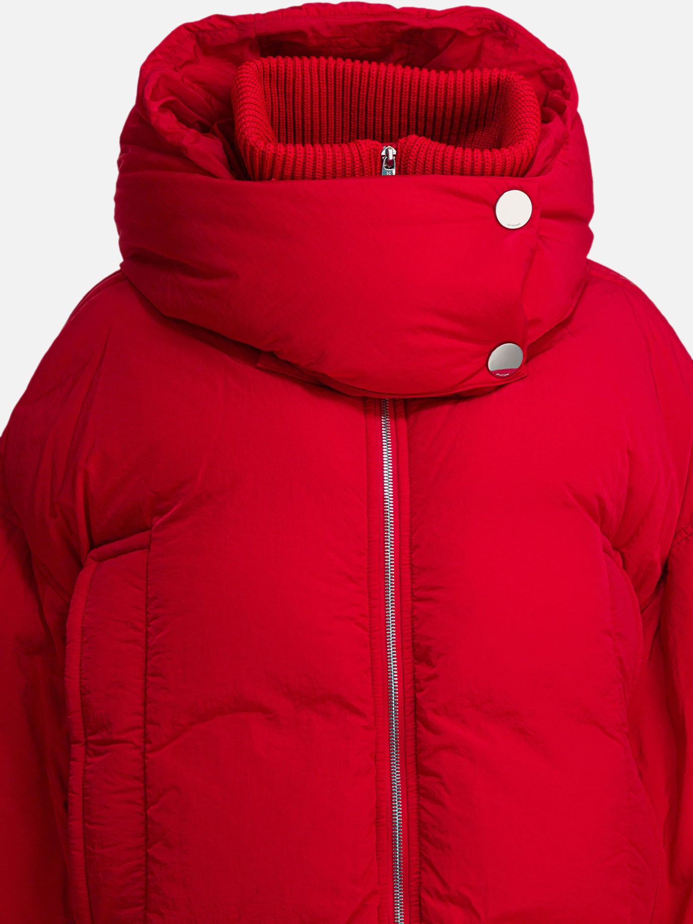 Down jackets Solid colour  Red - Max Mara Sportmax Women | PDP | VIETTI Online Store | thumbnail_3