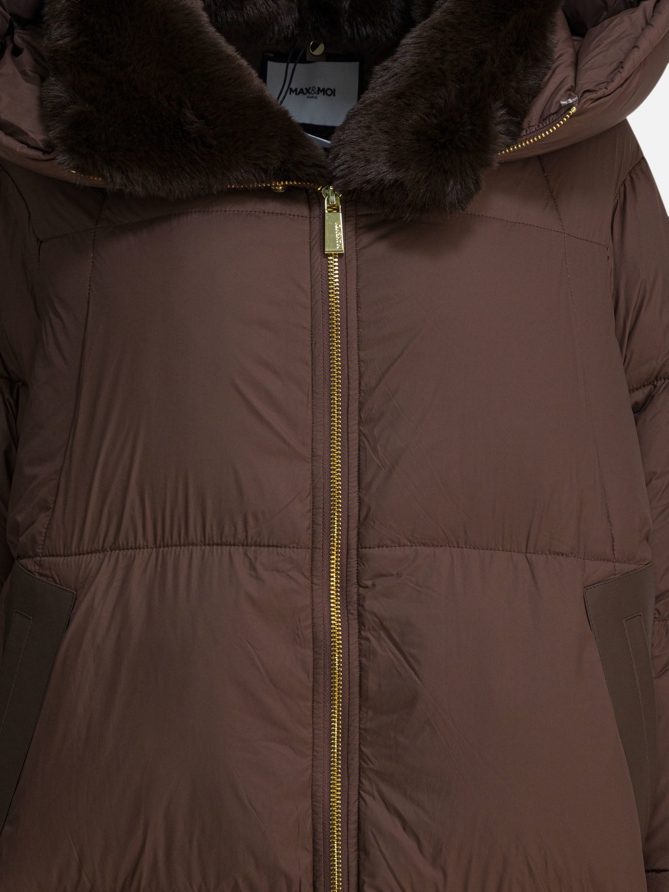 Piumini lunghi Solid colour  Marrone - Max&Moi Donna | PDP | VIETTI Online Store | Zoom-Modal_3
