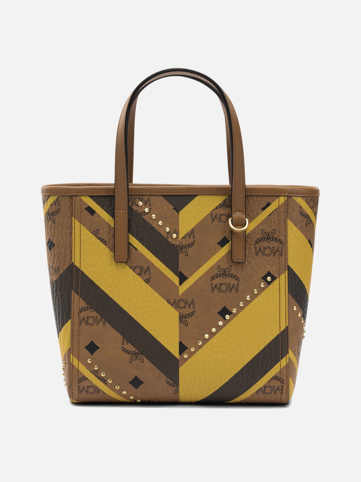 Mini bags 60% polyurethane 30% polyester 10% cotton  Brown - Mcm Women | PDP | VIETTI Online Store | Zoom-Modal
