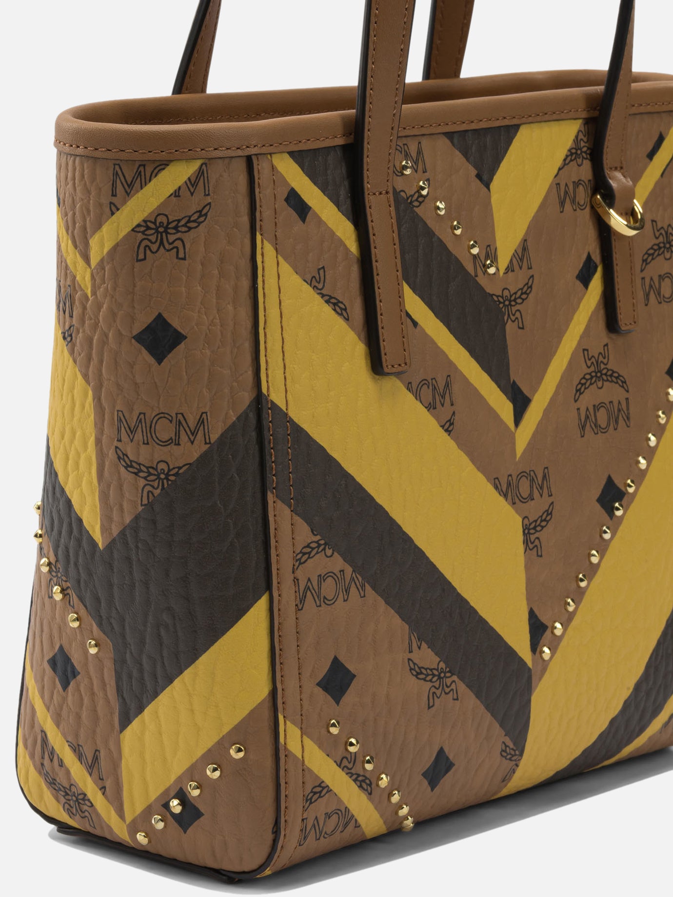 Mini bags 60% polyurethane 30% polyester 10% cotton  Brown - Mcm Women | PDP | VIETTI Online Store | Zoom-Modal_4
