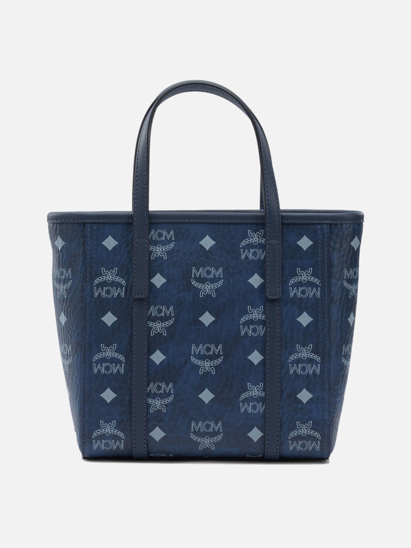 Borse mini 63% polyurethane 20% polyester 17% cotton  Blu - Mcm Donna | PDP | VIETTI Online Store | thumbnail_3