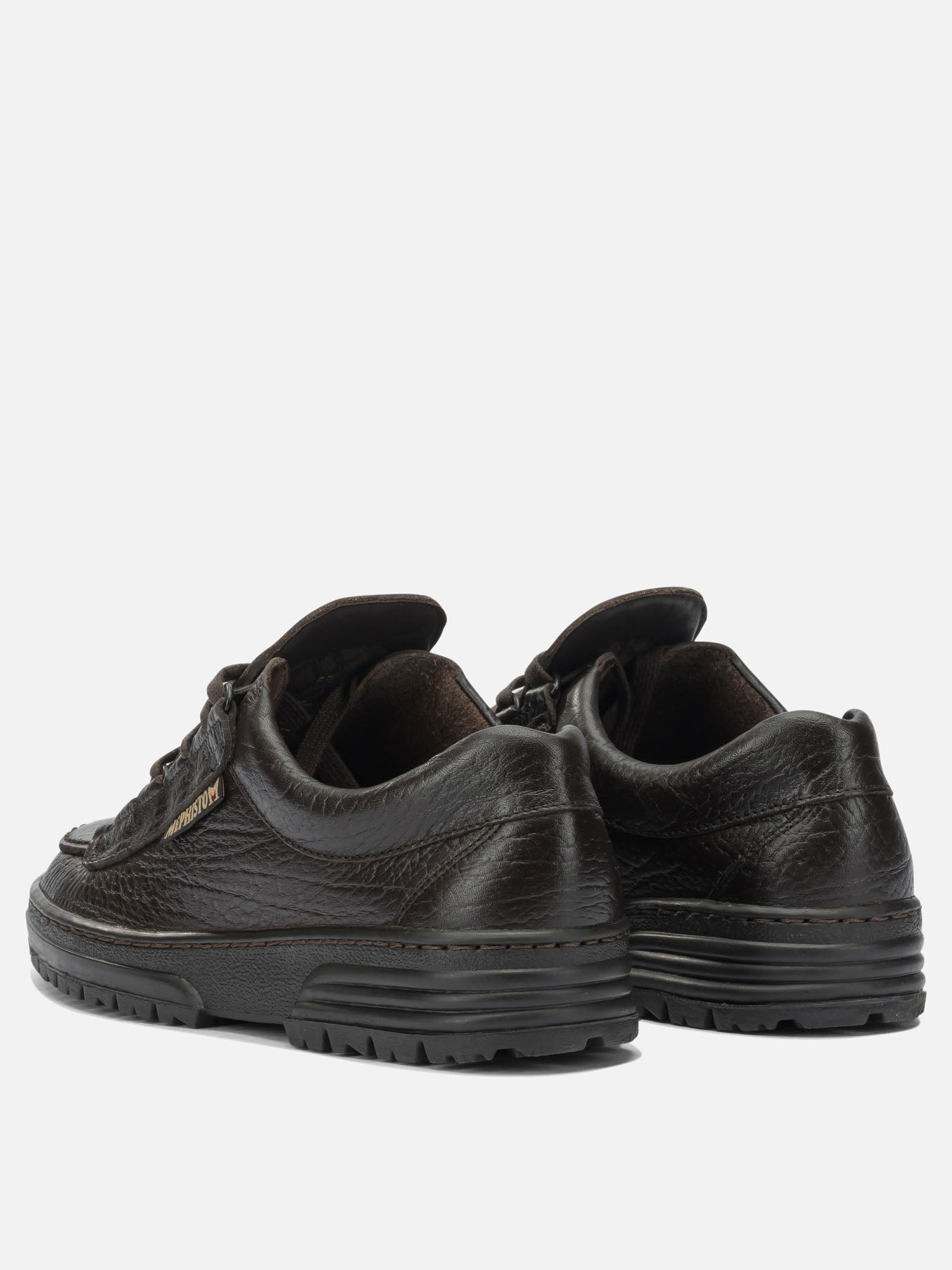 Low top sneakers 100% leather - 100% fabric - 100% rubber  Brown - Mephisto Men | PDP | VIETTI Online Store | thumbnail_4