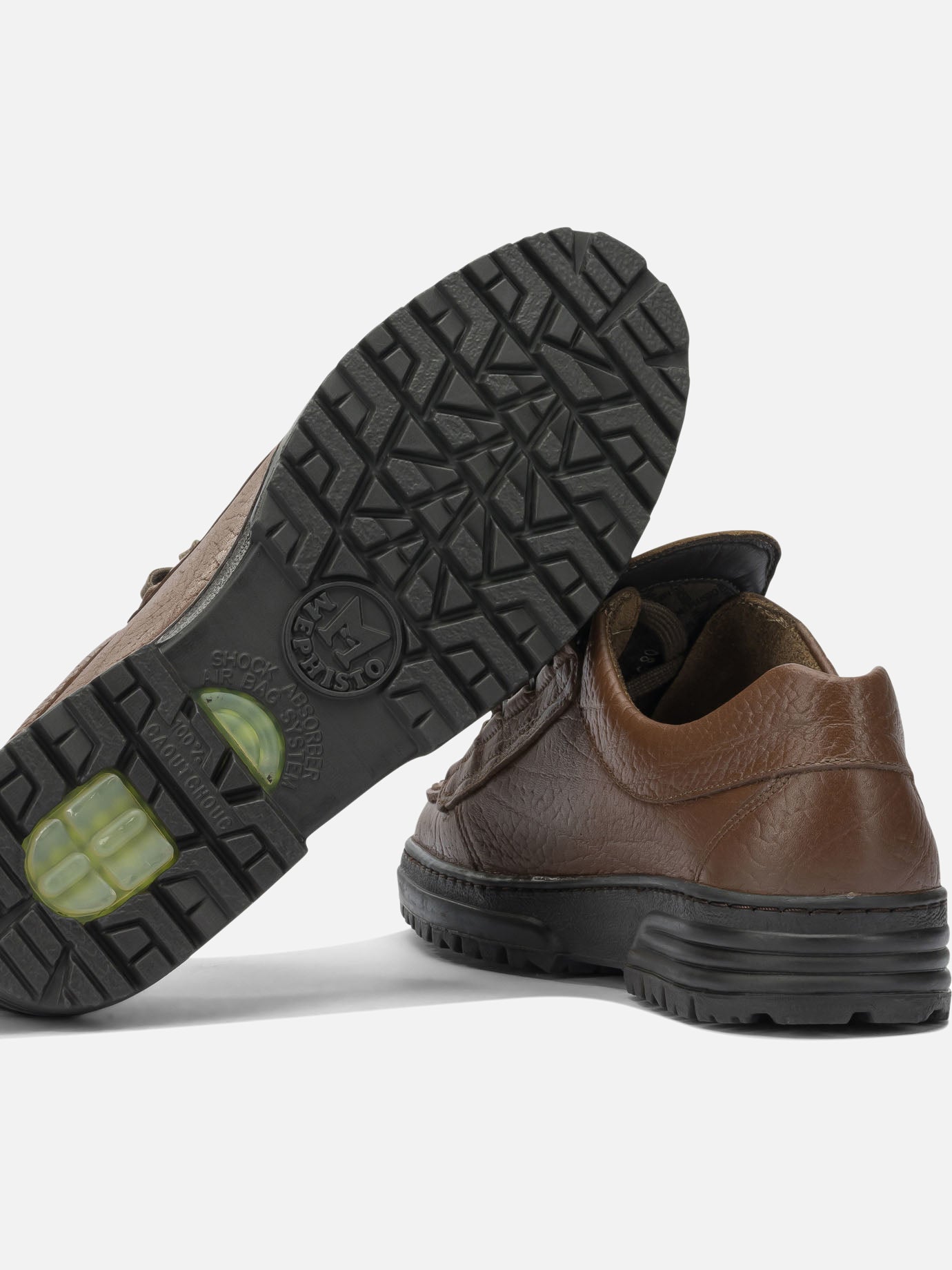 Low top sneakers 100% leather - 100% fabric - 100% rubber  Brown - Mephisto Men | PDP | VIETTI Online Store | Zoom-Modal_5
