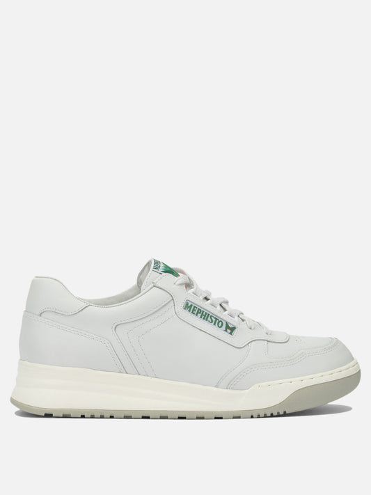 Low top sneakers 100% leather - 100% rubber  White - Mephisto Men | PLP | VIETTI Online Store 
