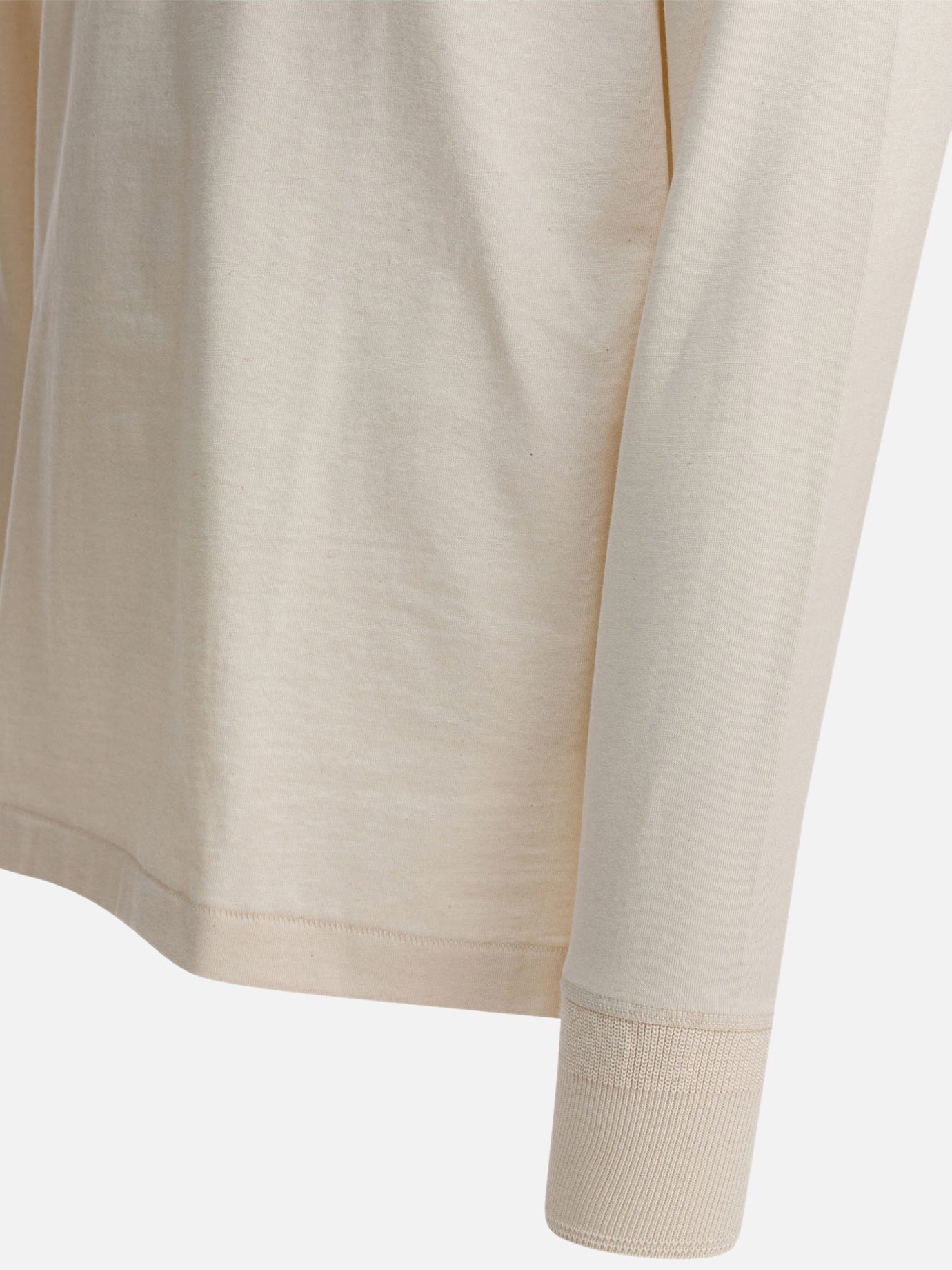 T-shirt serafino Solid colour  Bianco - Merz b. Schwanen Uomo | PDP | VIETTI Online Store | Zoom-Modal_4
