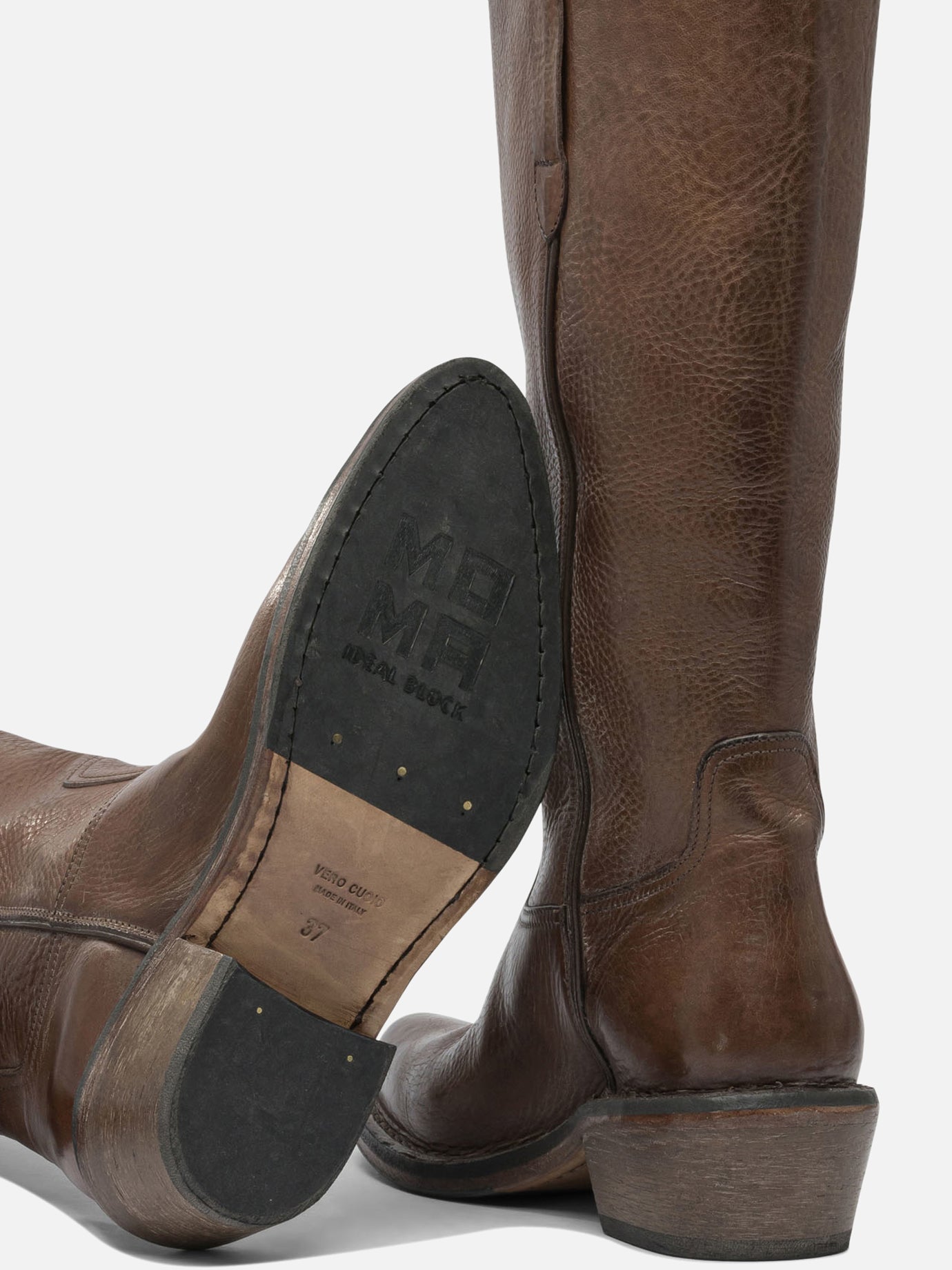 Cowboy 100% leather - 80% rubber 20% leather  Marrone - Moma Donna | PDP | VIETTI Online Store | Zoom-Modal_5
