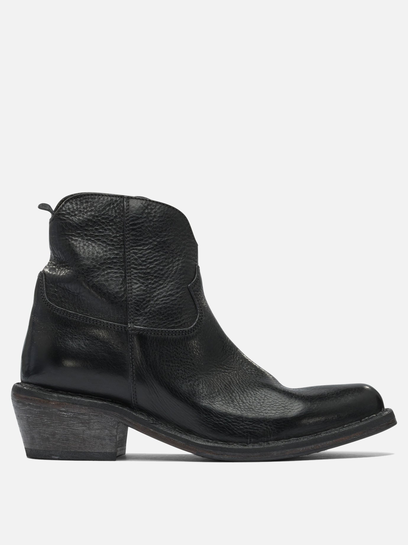 Cowboy 100% leather - 80% rubber 20% leather  Nero - Moma Donna | PDP | VIETTI Online Store | thumbnail