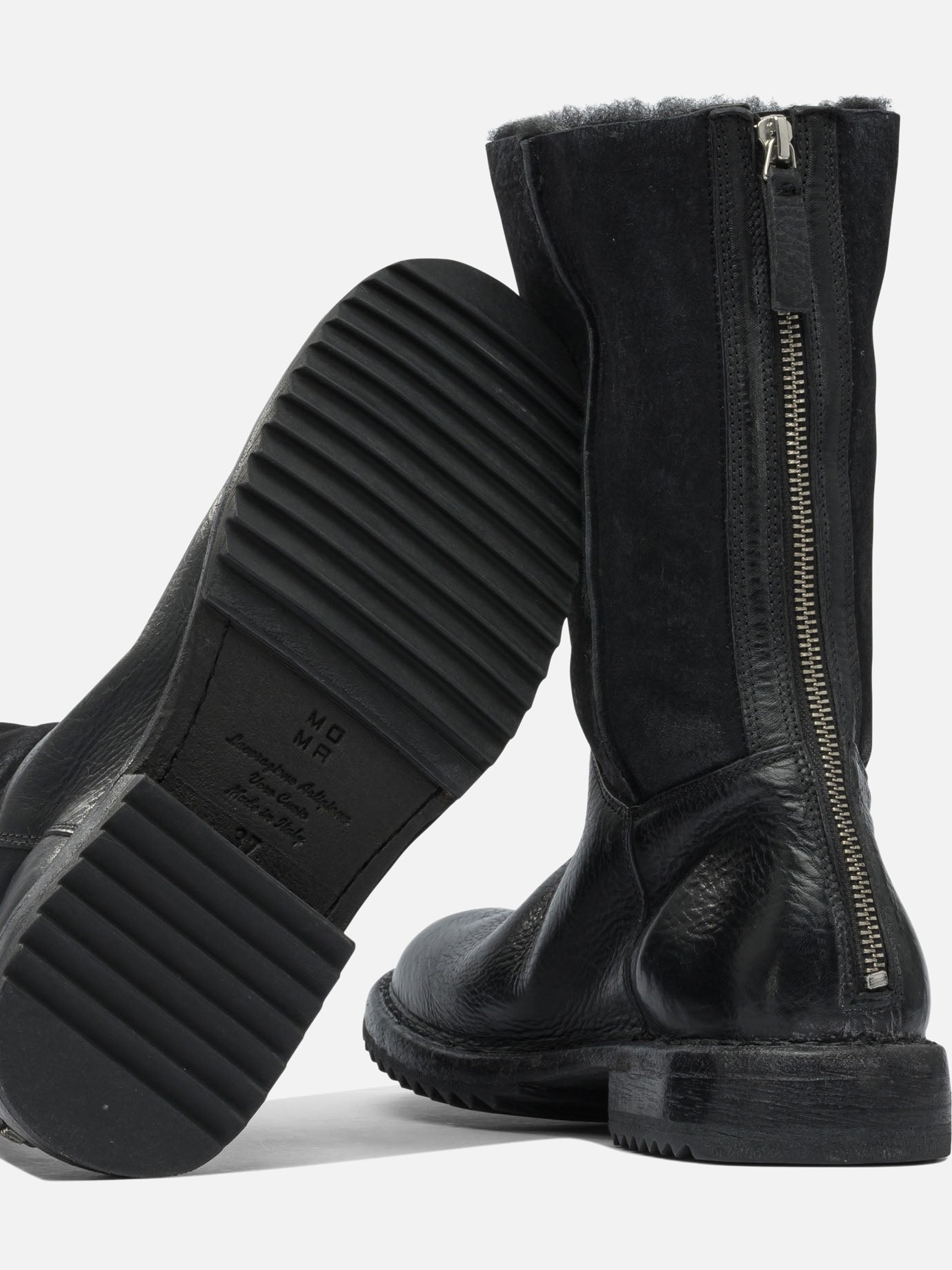 Stivaletti con zip 100% leather - 100% rubber  Nero - Moma Donna | PDP | VIETTI Online Store | Zoom-Modal_5
