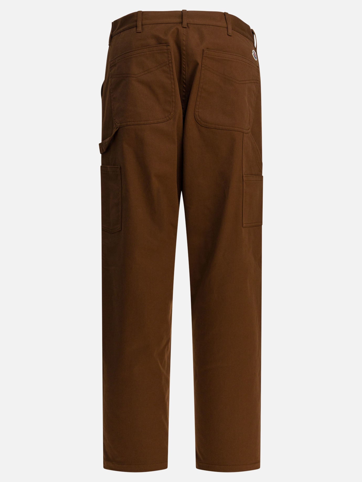 Pantaloni cargo & parachute Solid colour  Marrone - Moncler Uomo | PDP | VIETTI Online Store | Zoom-Modal_2

