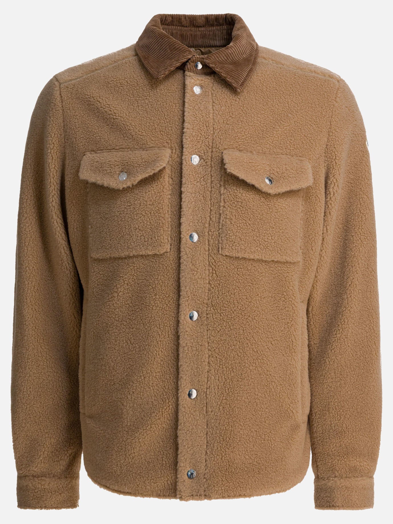 Overshirt jackets Logo  Beige - Moncler Men | PDP | VIETTI Online Store | thumbnail