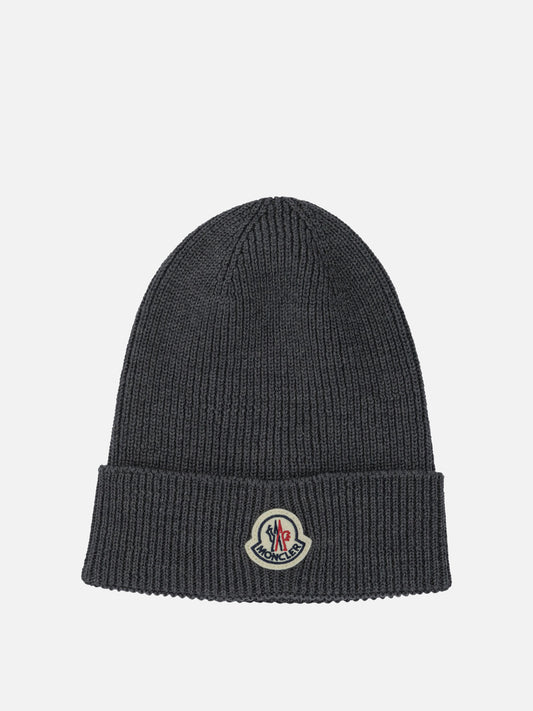 Beanies Logo  Grey - Moncler Men | PLP | VIETTI Online Store 
