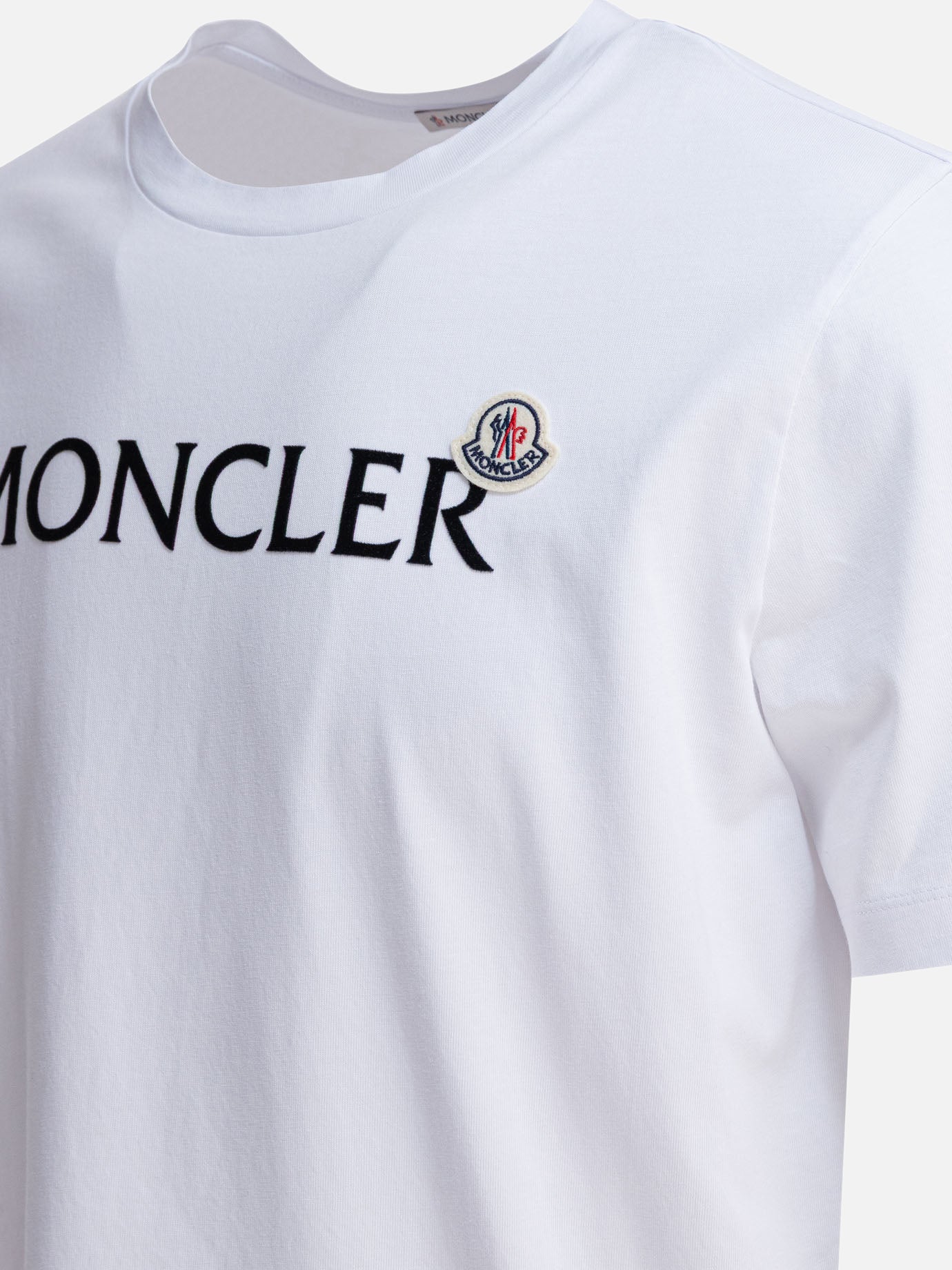 Crewneck t-shirts Logo  White - Moncler Men | PDP | VIETTI Online Store | Zoom-Modal_4
