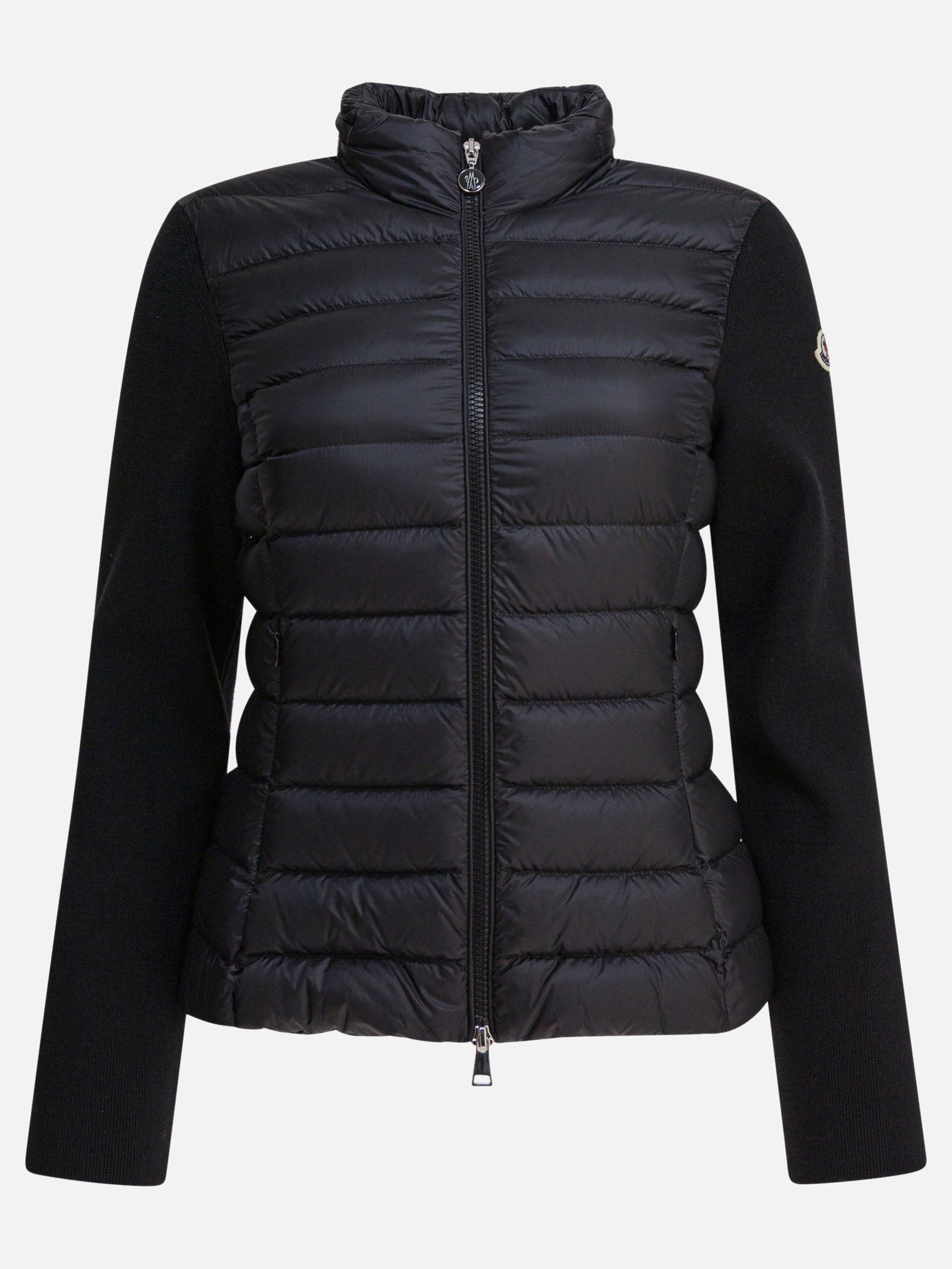 Piumini corti Logo  Nero - Moncler Donna | PDP | VIETTI Online Store | Zoom-Modal
