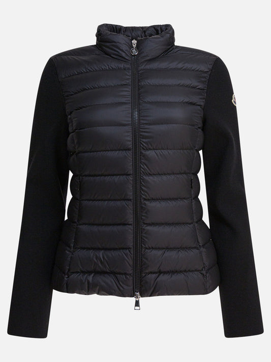 Piumini corti Logo  Nero - Moncler Donna | PLP | VIETTI Online Store 
