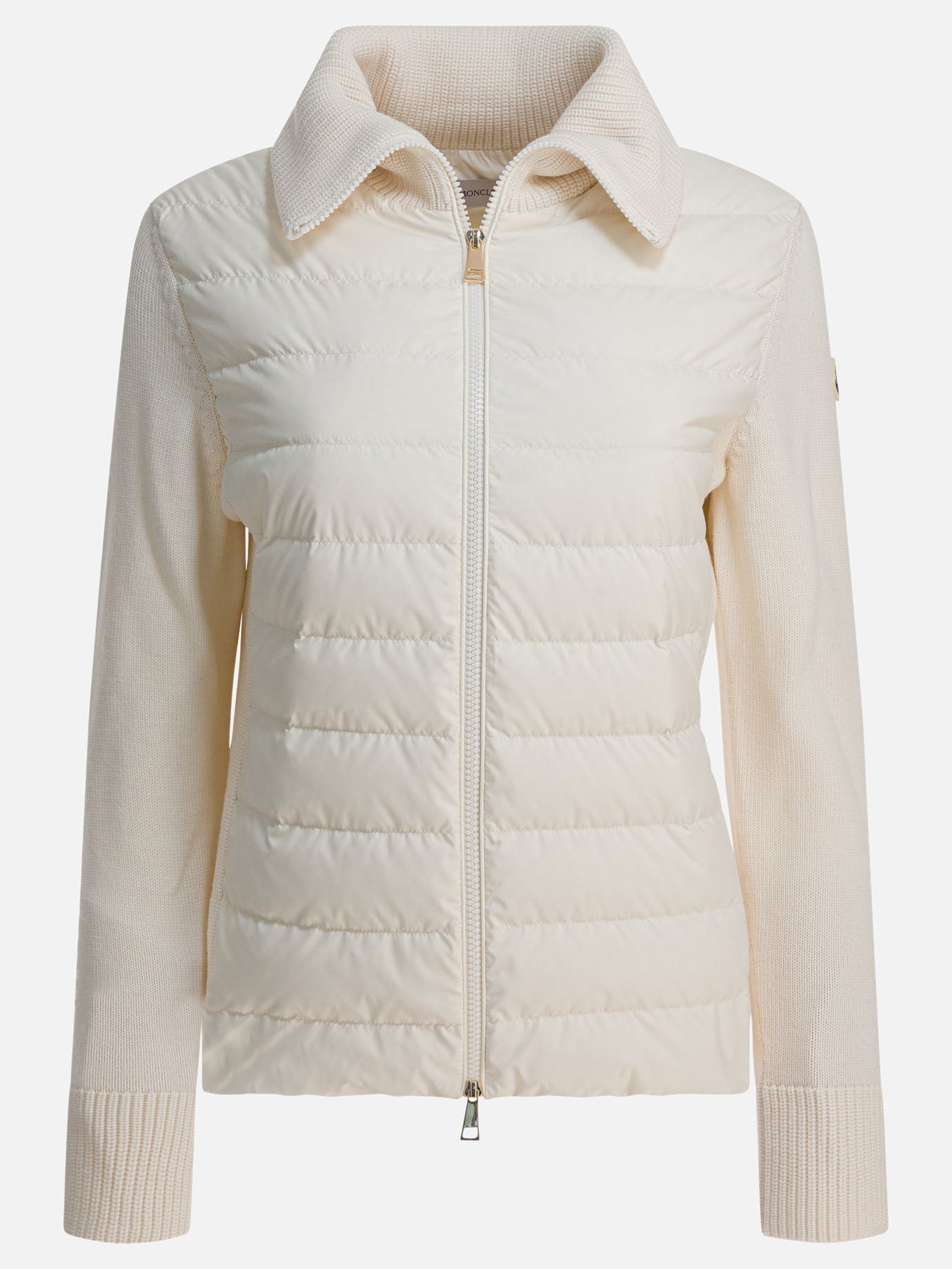 Cardigan Logo  Bianco - Moncler Donna | PDP | VIETTI Online Store | thumbnail