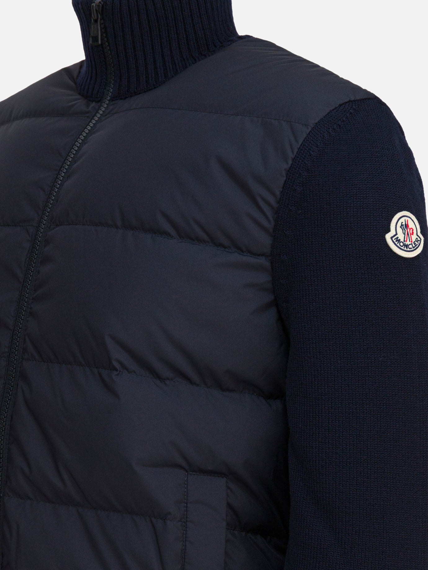 Piumini corti Logo  Blu - Moncler Uomo | PDP | VIETTI Online Store | Zoom-Modal_4
