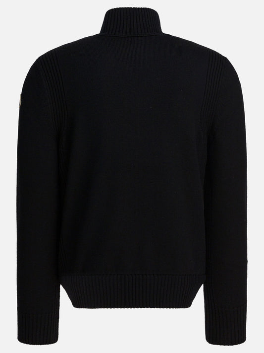 Maglioni con zip Logo  Blu - Moncler Uomo | PDP | VIETTI Online Store | 2
