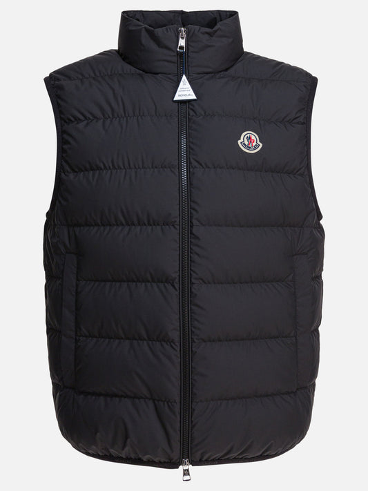 Giacche smanicate Logo  Nero - Moncler Uomo | VIETTI Online Store 
