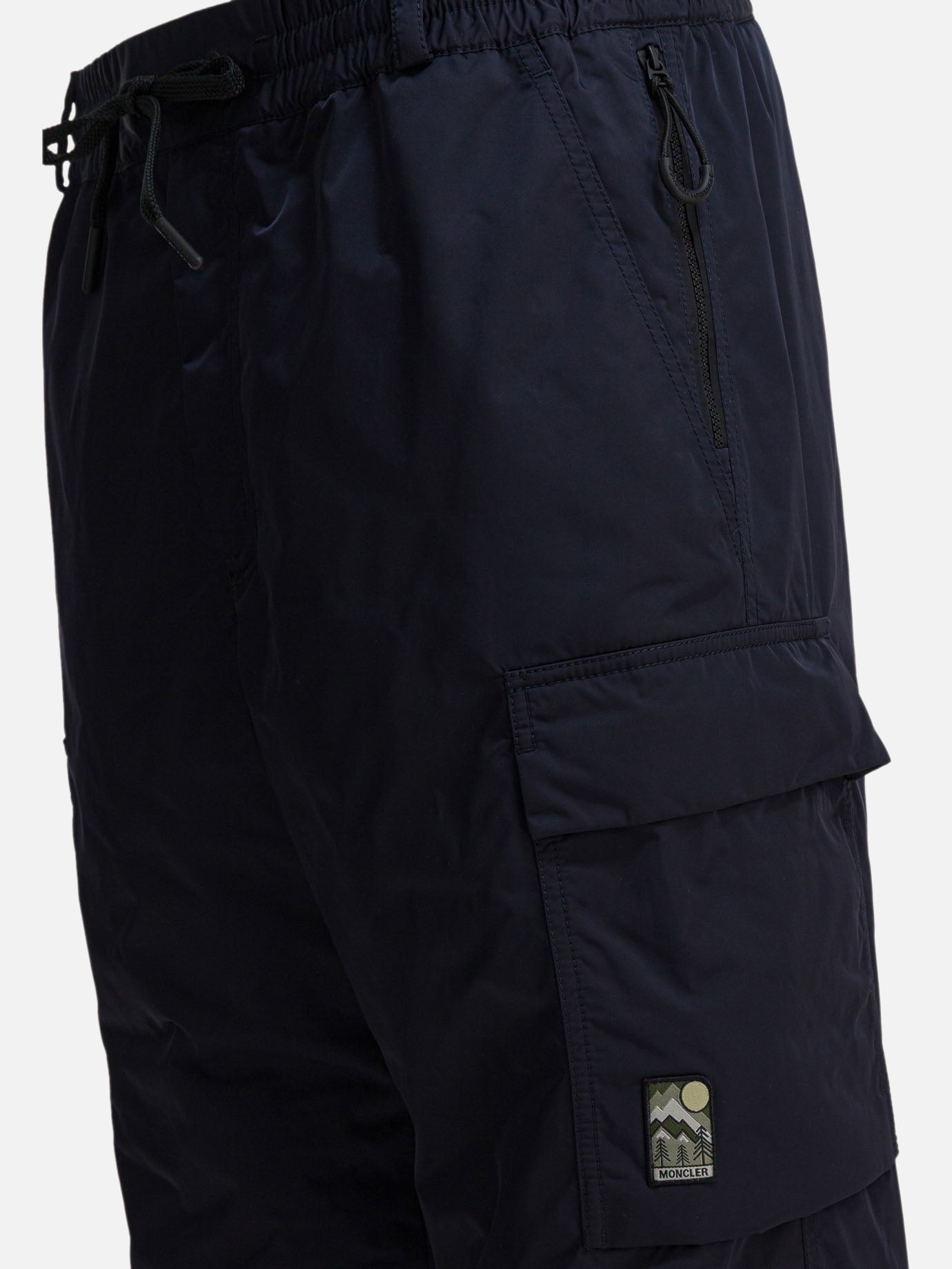 Cargo & parachute trousers Logo  Blue - Moncler Grenoble Men | PDP | VIETTI Online Store | thumbnail_3