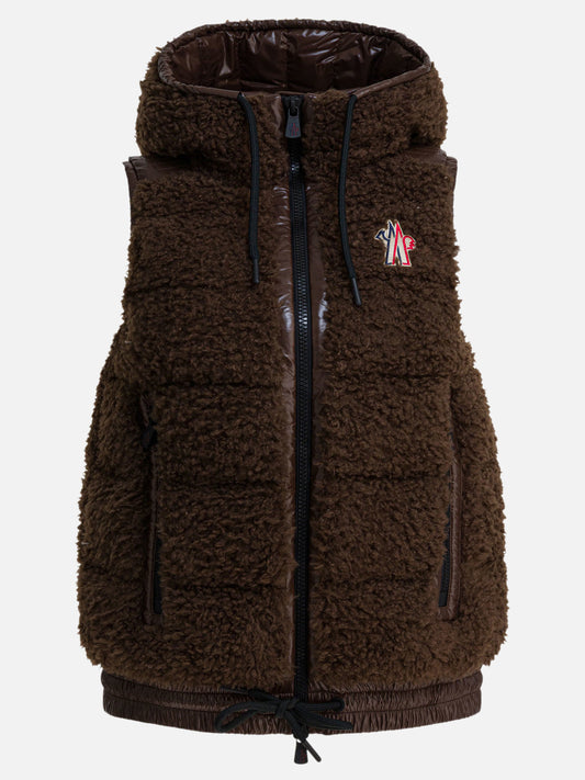 Down jackets Logo  Brown - Moncler Grenoble Women | PLP | VIETTI Online Store 
