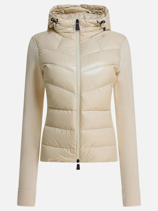 Full zip sweatshirts Logo  Beige - Moncler Grenoble Women | PLP | VIETTI Online Store 
