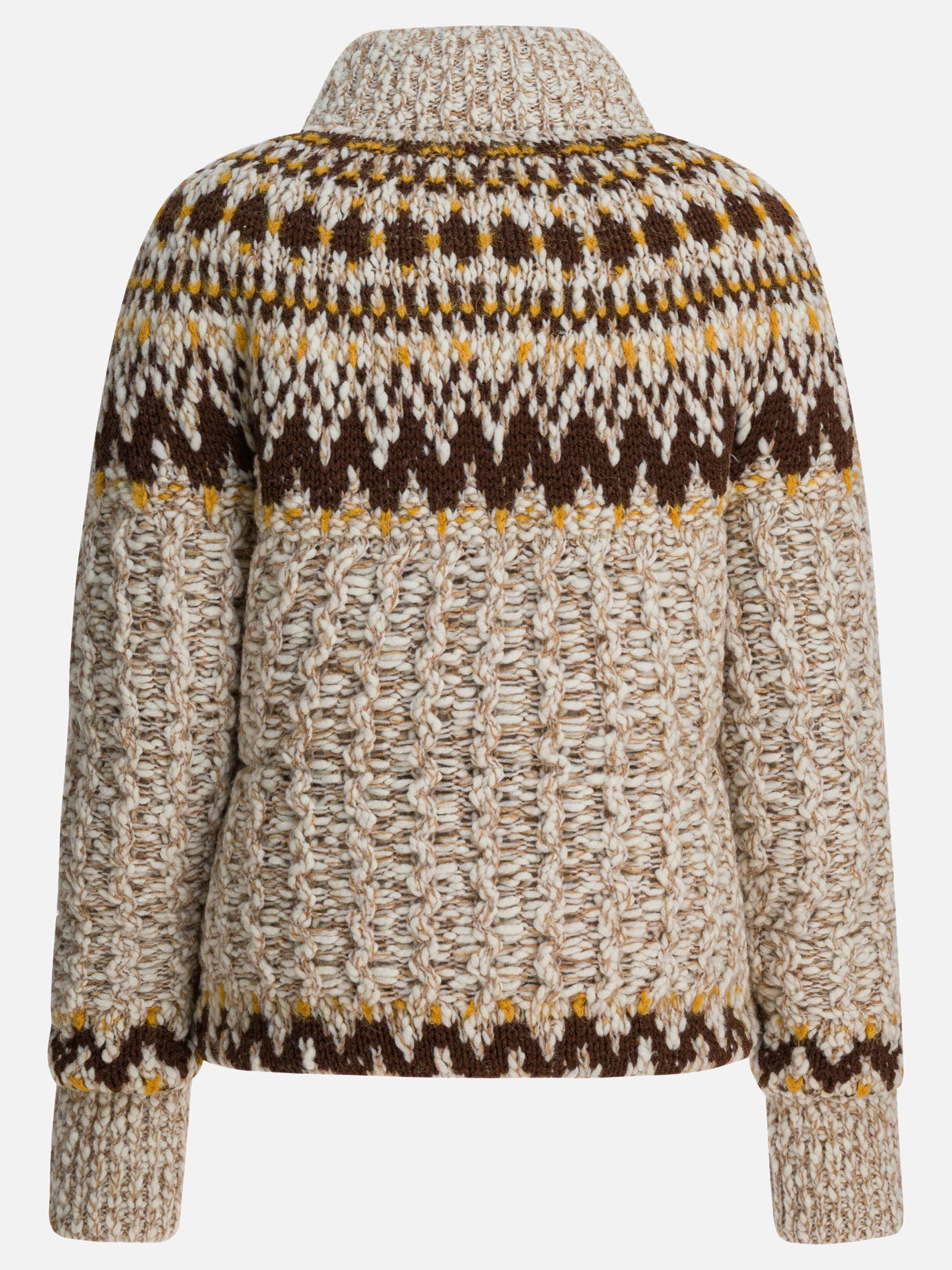 Down jackets Textured knit  Beige - Moncler Grenoble Women | PDP | VIETTI Online Store | Zoom-Modal_2
