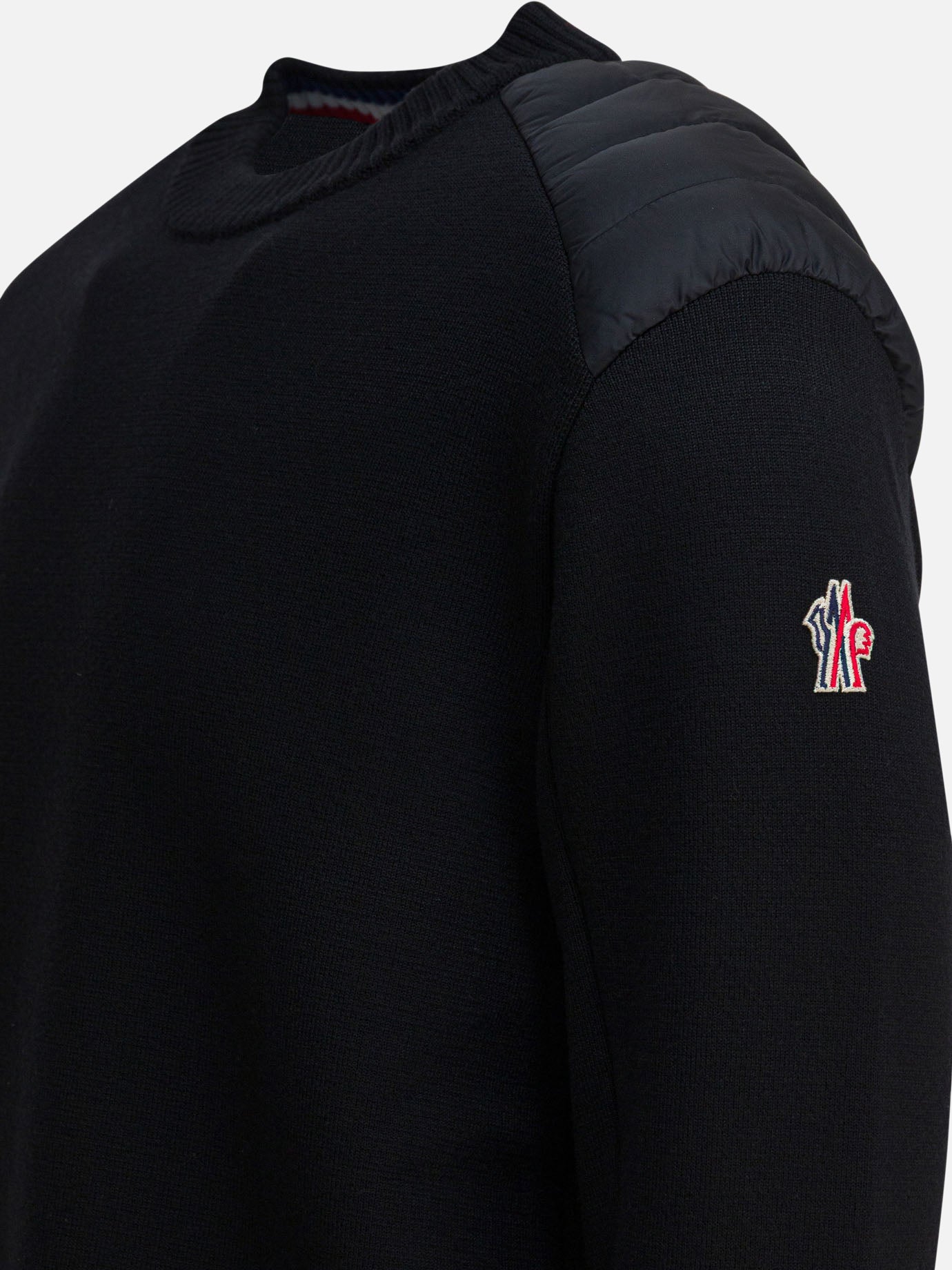 Crewneck sweaters Logo  Blue - Moncler Grenoble Men | PDP | VIETTI Online Store | thumbnail_4