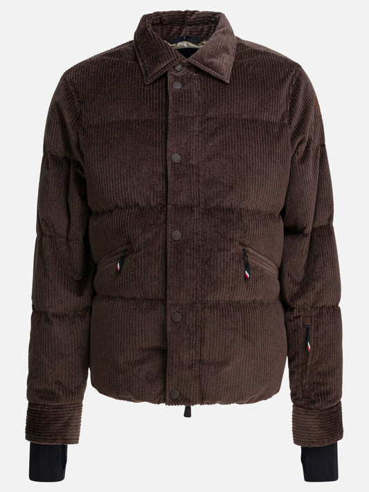 Down jackets Solid colour  Brown - Moncler Grenoble Men | PLP | VIETTI Online Store 
