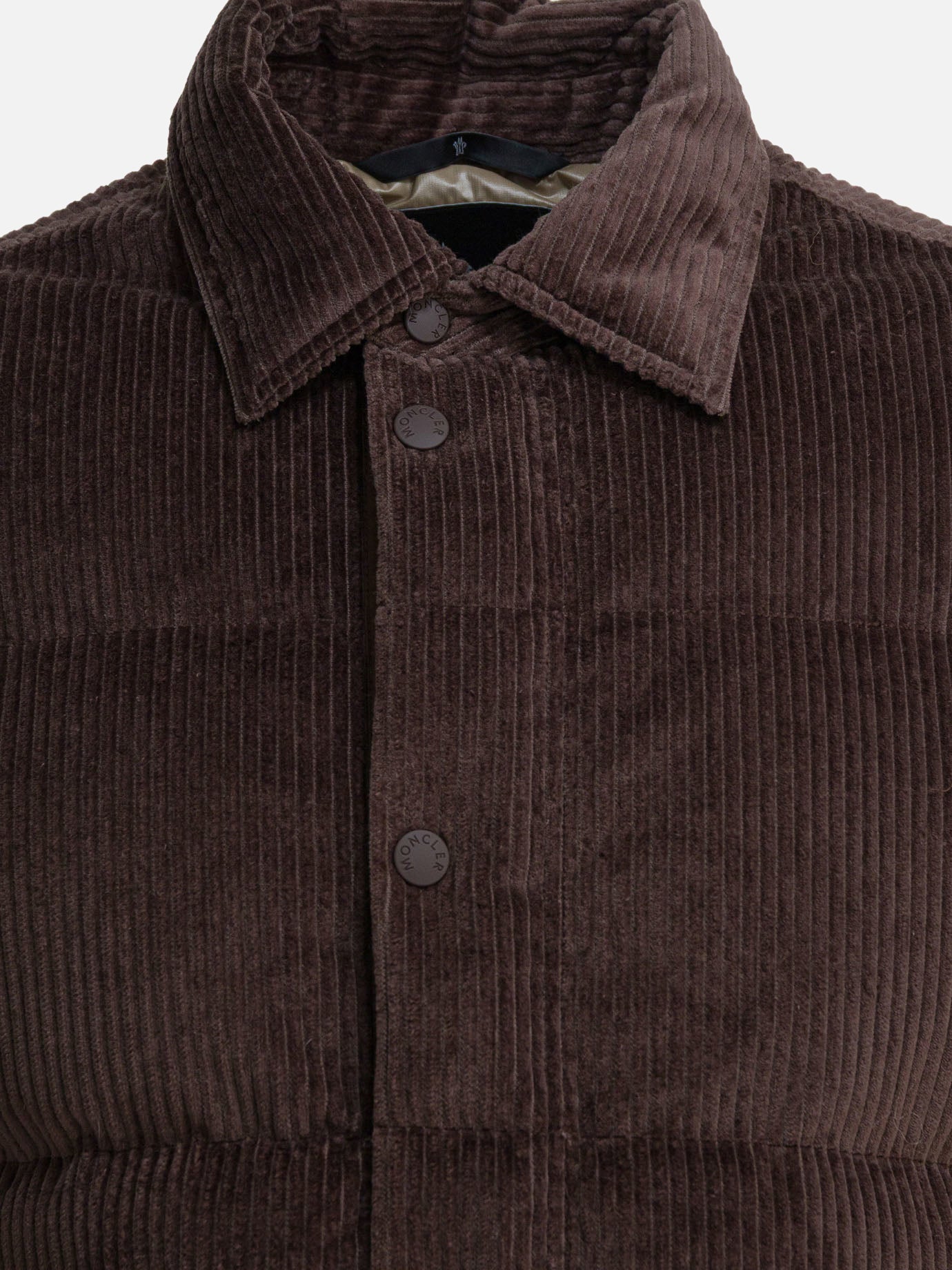 Down jackets Solid colour  Brown - Moncler Grenoble Men | PDP | VIETTI Online Store | thumbnail_3