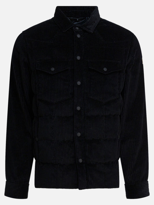 Overshirt jackets Logo  Black - Moncler Grenoble Men | PLP | VIETTI Online Store 
