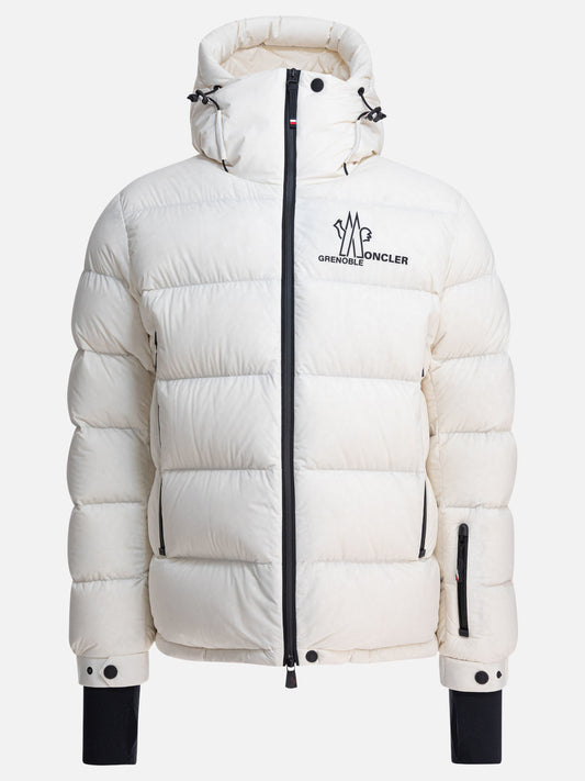 Piumini corti Logo  Bianco - Moncler Grenoble Uomo | PDP | VIETTI Online Store 
