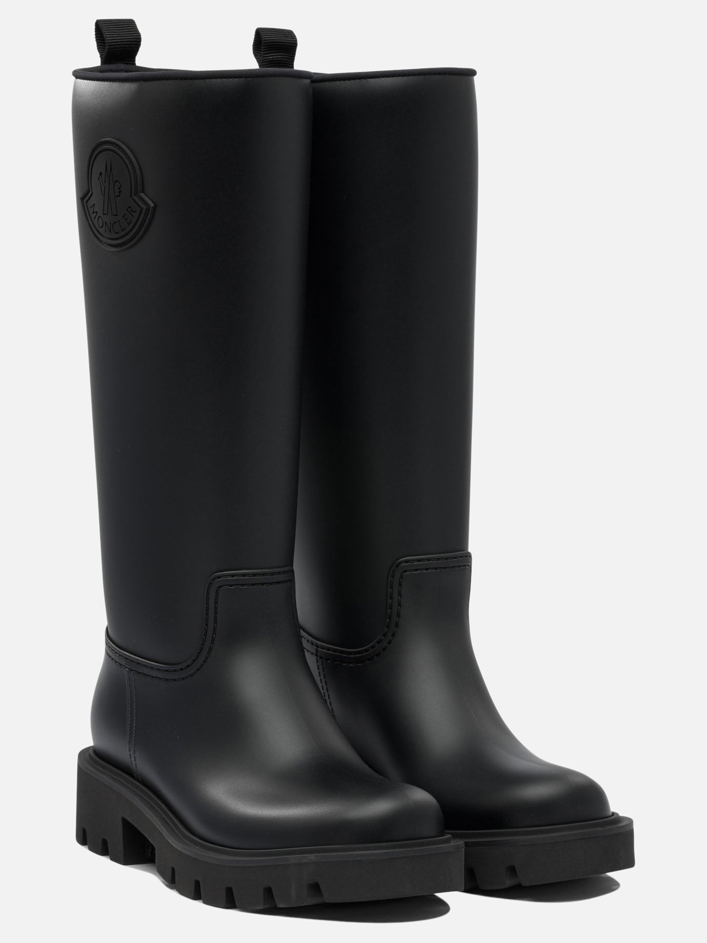 Stivaletti da pioggia 100% pvc - 100% rubber  Nero - Moncler Donna | PDP | VIETTI Online Store | thumbnail_2