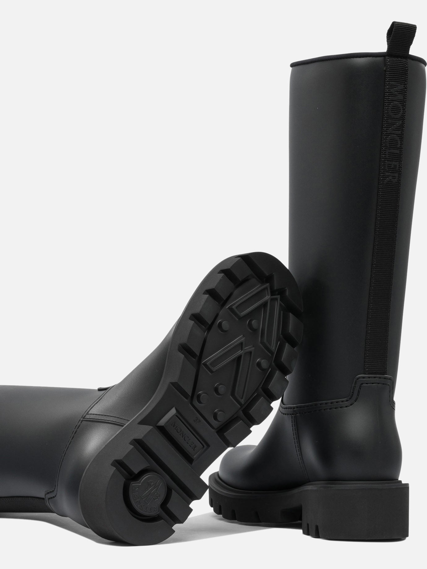 Stivaletti da pioggia 100% pvc - 100% rubber  Nero - Moncler Donna | PDP | VIETTI Online Store | Zoom-Modal_5
