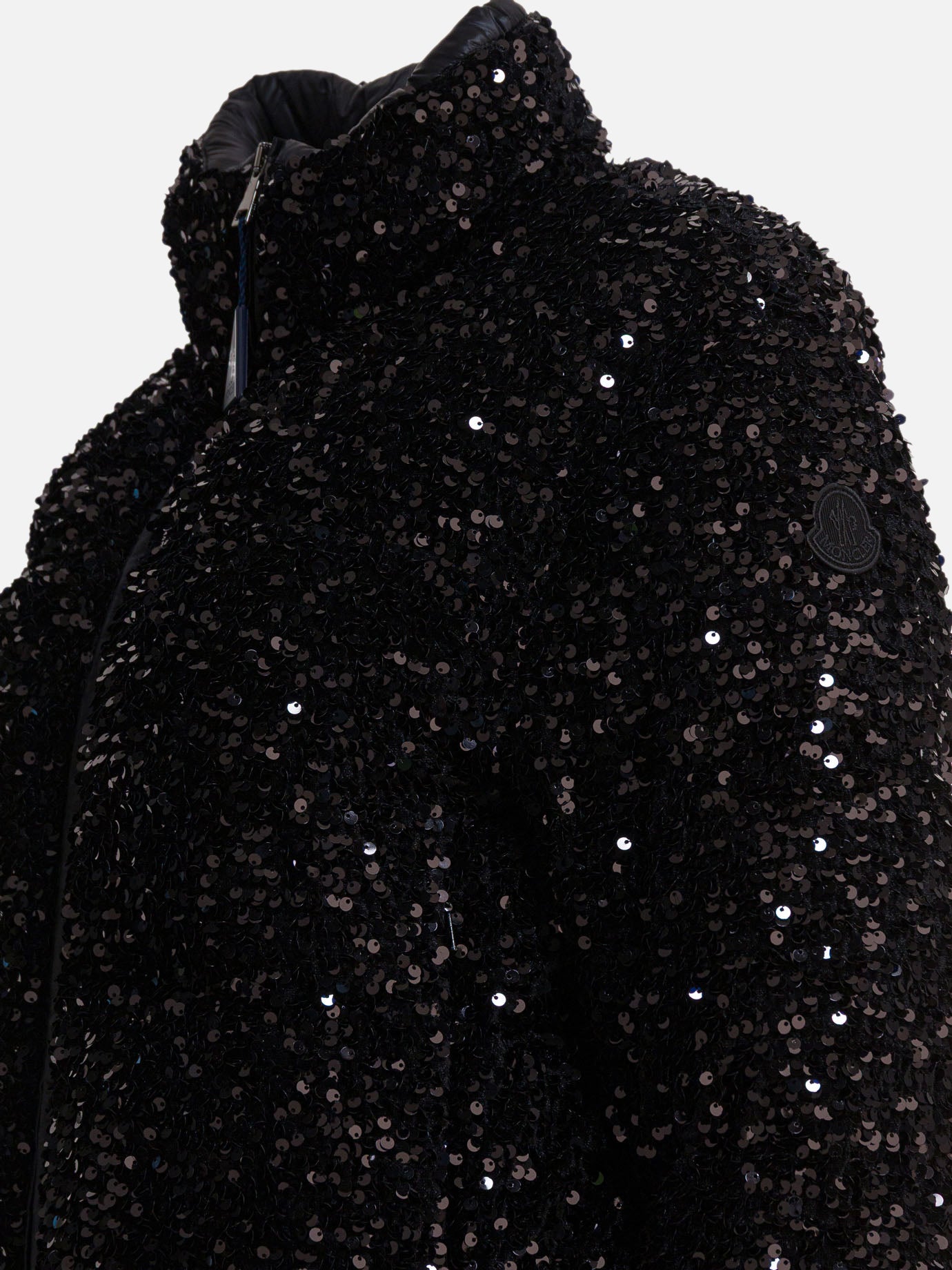 Piumini corti Solid colour  Nero - Moncler Donna | PDP | VIETTI Online Store | thumbnail_4
