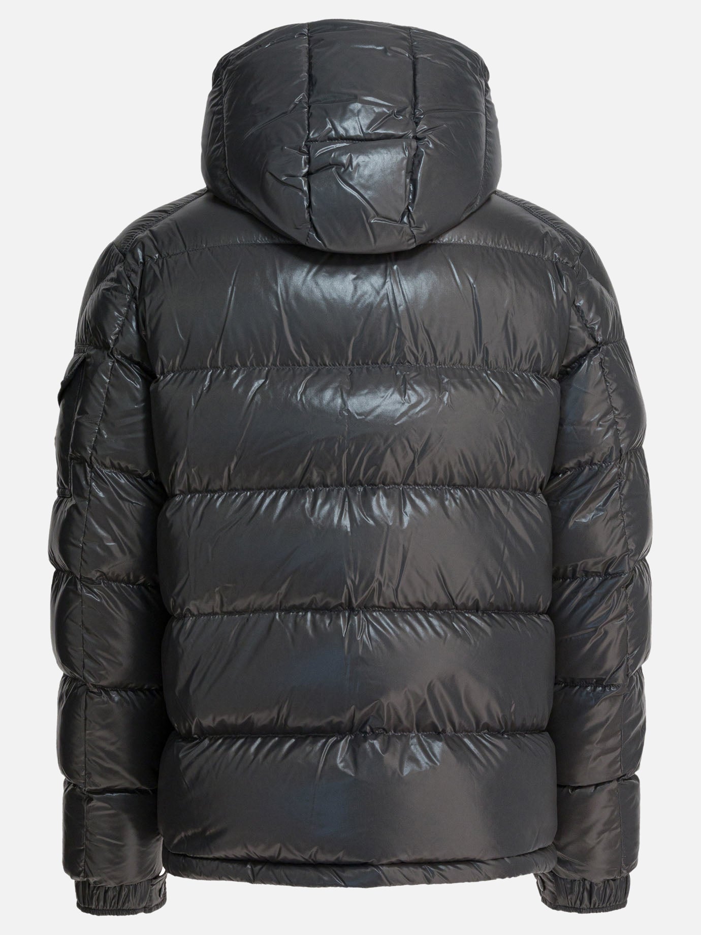 Down jackets Solid colour  Grey - Moncler Men | PDP | VIETTI Online Store | thumbnail_2