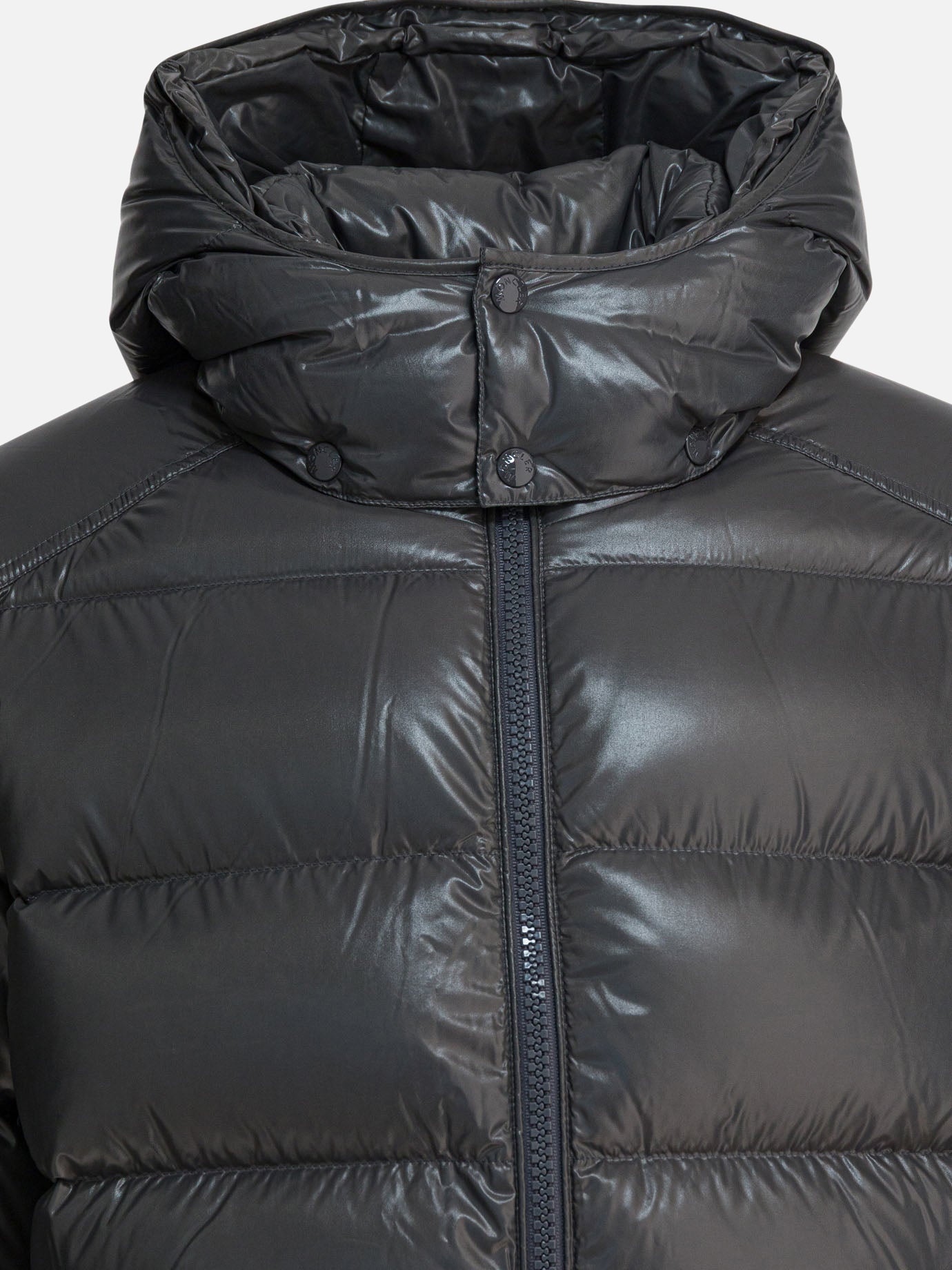 Down jackets Solid colour  Grey - Moncler Men | PDP | VIETTI Online Store | Zoom-Modal_3
