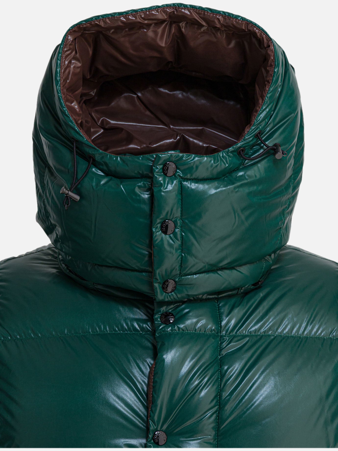 Down jackets Solid colour  Green - Moncler Men | PDP | VIETTI Online Store | thumbnail_3
