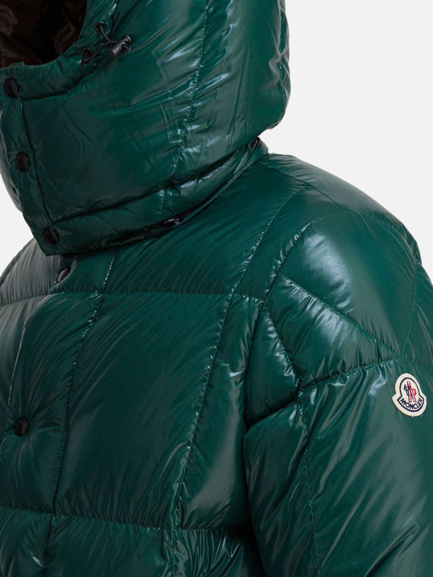 Down jackets Solid colour  Green - Moncler Men | PDP | VIETTI Online Store | thumbnail_4