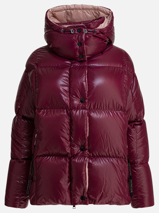 Down jackets Logo  Bordeaux - Moncler Women | PLP | VIETTI Online Store 
