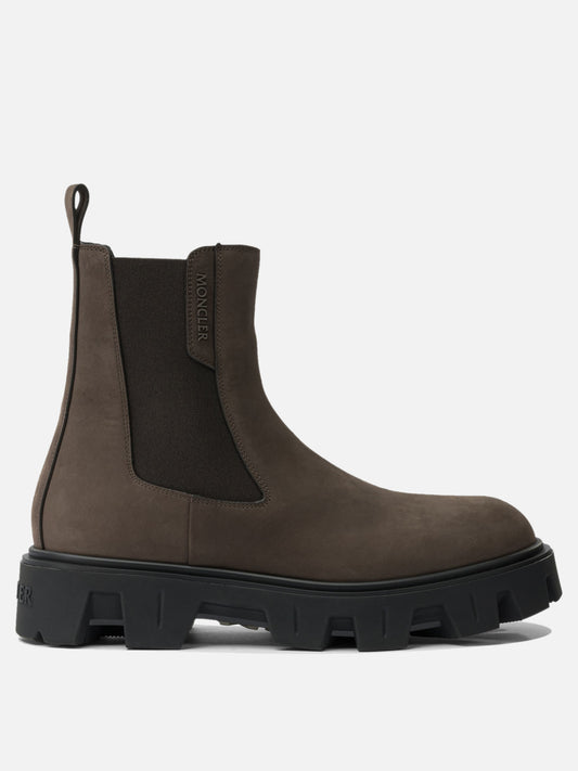 Stivaletti Chelsea 100% real leather - 100% polyamide  Marrone - Moncler Uomo | PDP | VIETTI Online Store 
