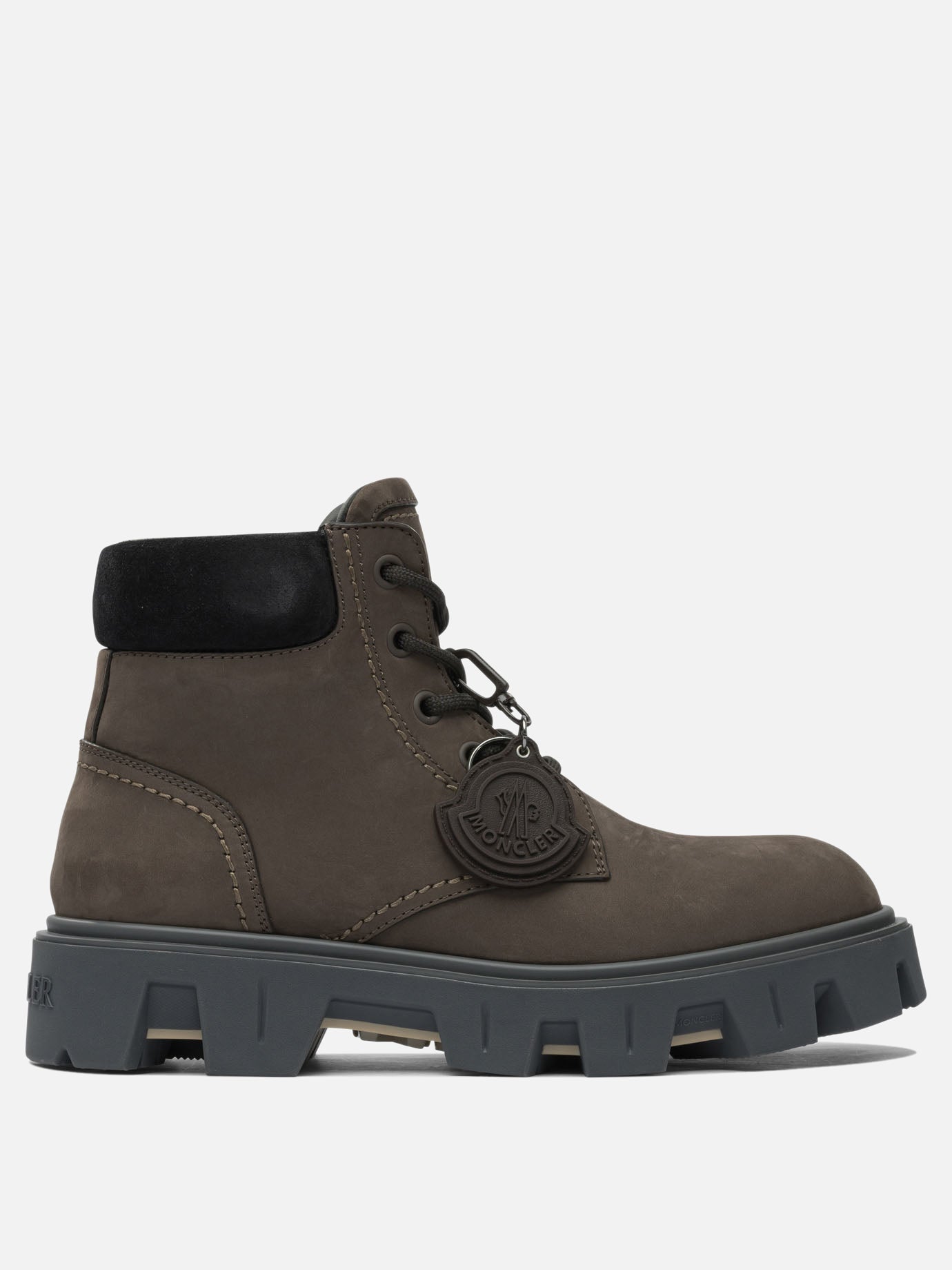Scarpe da trekking 100% leather - 100% rubber  Marrone - Moncler Uomo | PDP | VIETTI Online Store | Zoom-Modal
