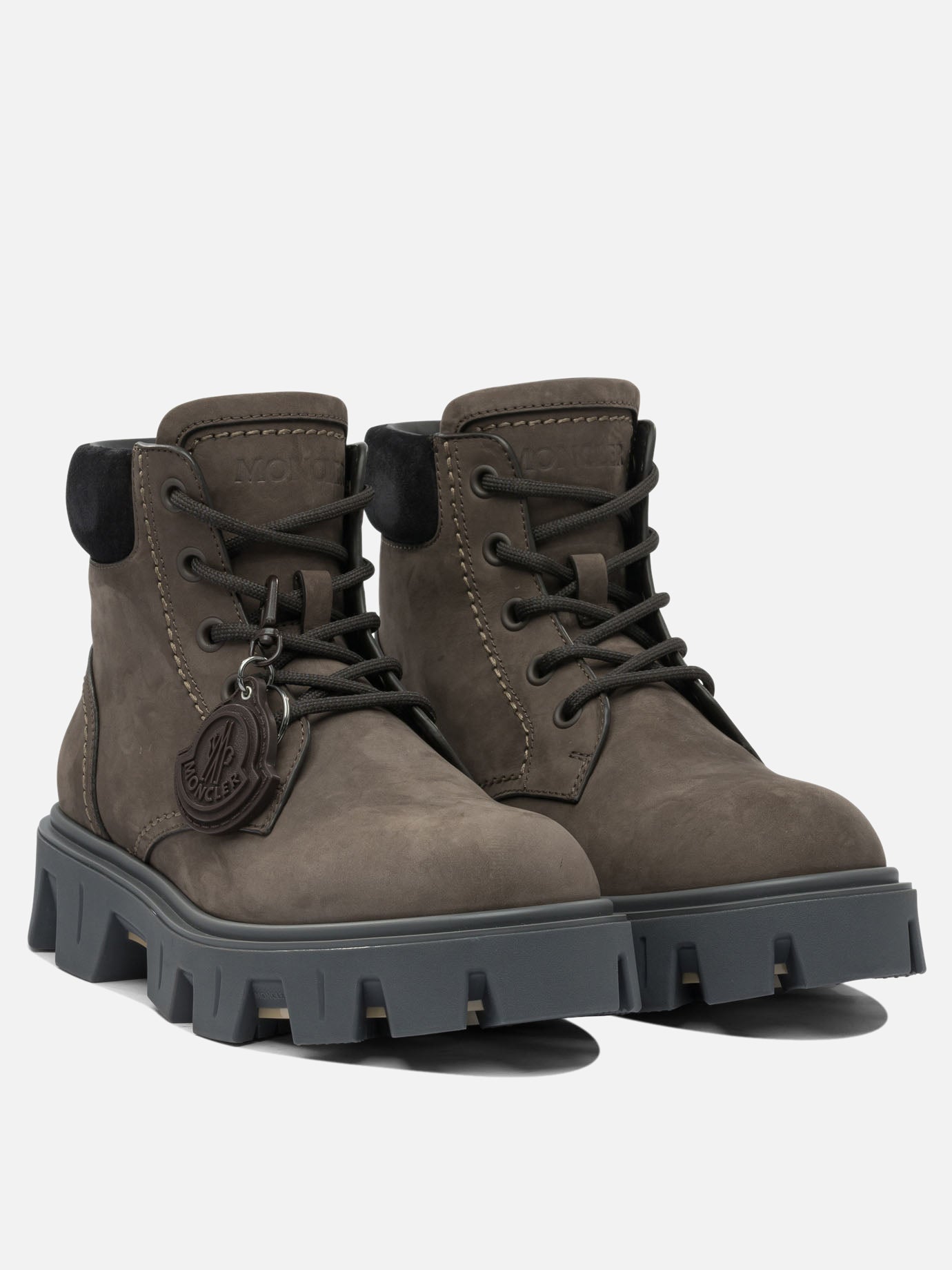 Scarpe da trekking 100% leather - 100% rubber  Marrone - Moncler Uomo | PDP | VIETTI Online Store | Zoom-Modal_2
