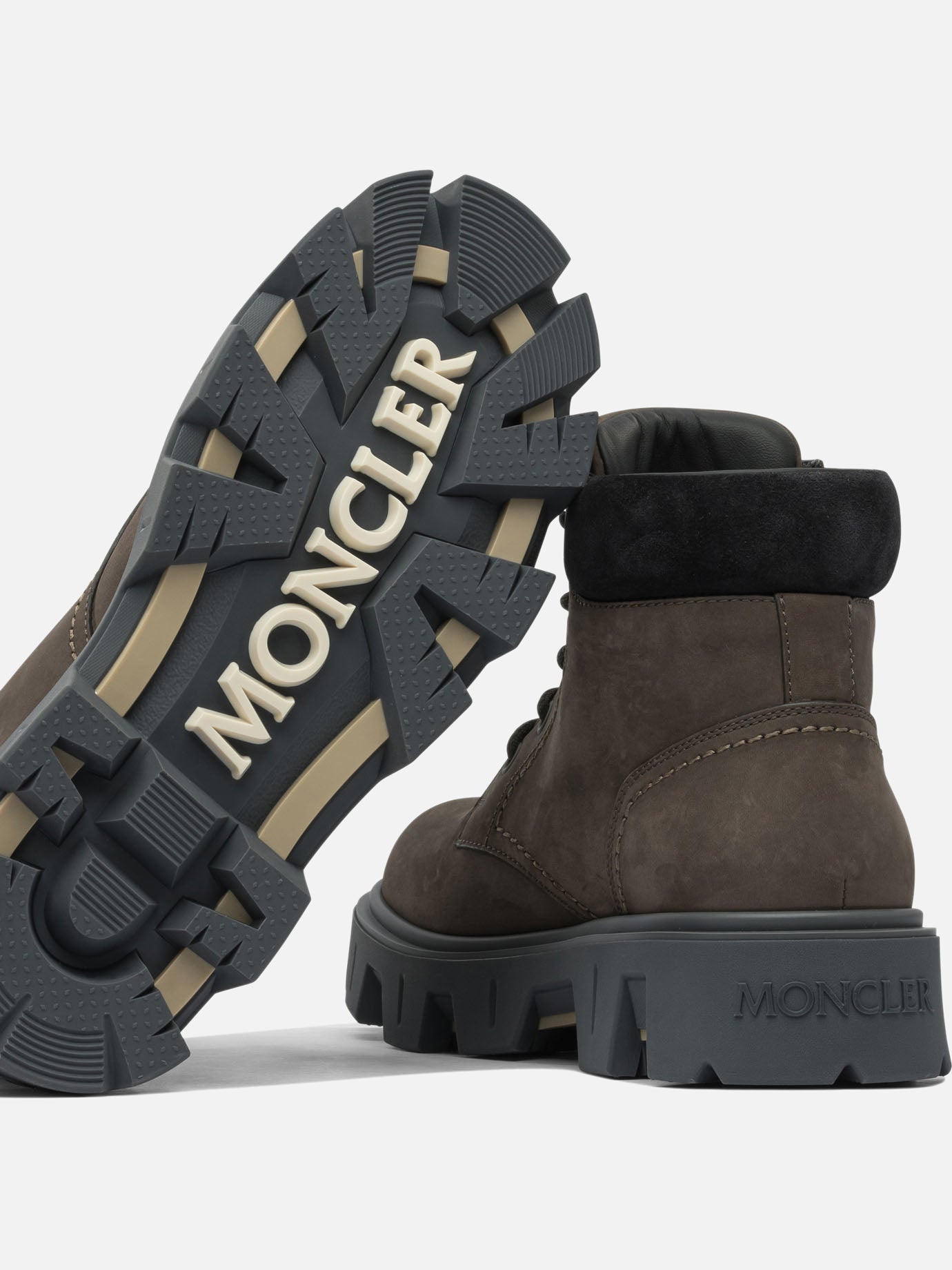Scarpe da trekking 100% leather - 100% rubber  Marrone - Moncler Uomo | PDP | VIETTI Online Store | Zoom-Modal_5
