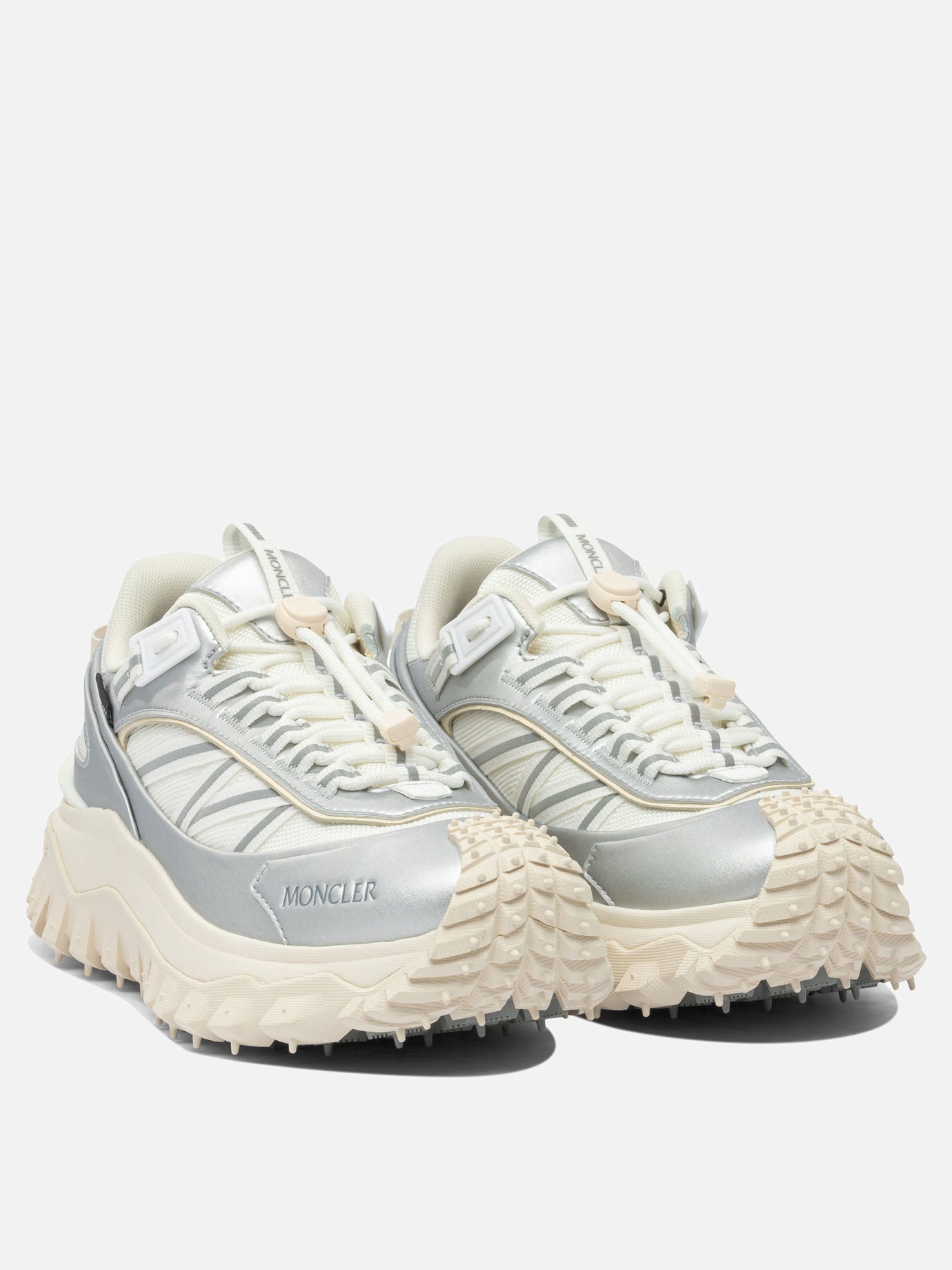 Sneaker basse 60% nylon 40% leather - 100% rubber  Arancione - Moncler Donna | PDP | VIETTI Online Store | Zoom-Modal_2
