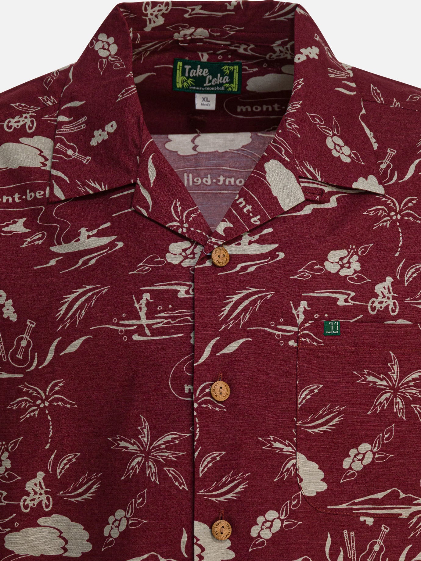 Camicie casual Print  Bordeaux - Montbell Uomo | PDP | VIETTI Online Store | thumbnail_3